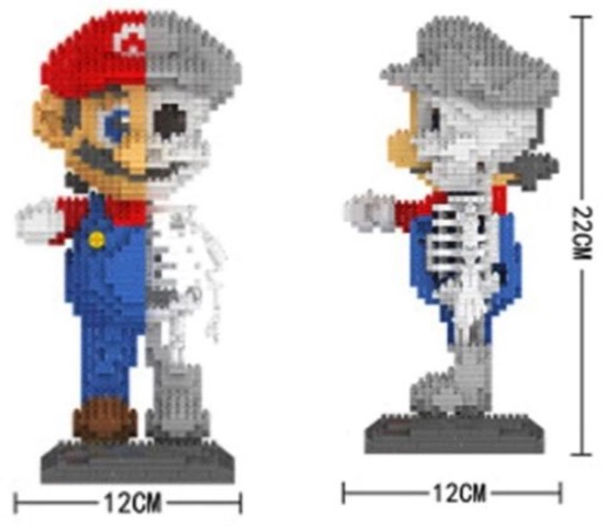 Zum basteln: Super mario Skelett Figur aus Nanobricks - China-Gadgets