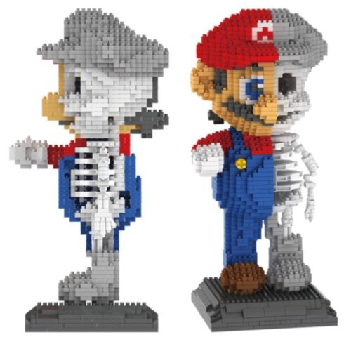 Zum basteln: Super mario Skelett Figur aus Nanobricks - China-Gadgets