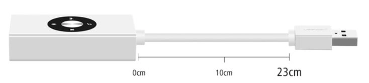 UGREEN Soundkarte Abmessungen 2