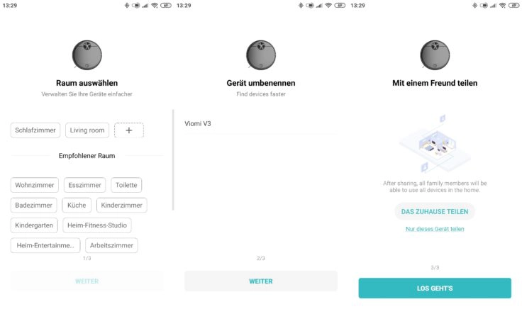 Viomi V3 Saugroboter Xiaomi Home App Einbindung