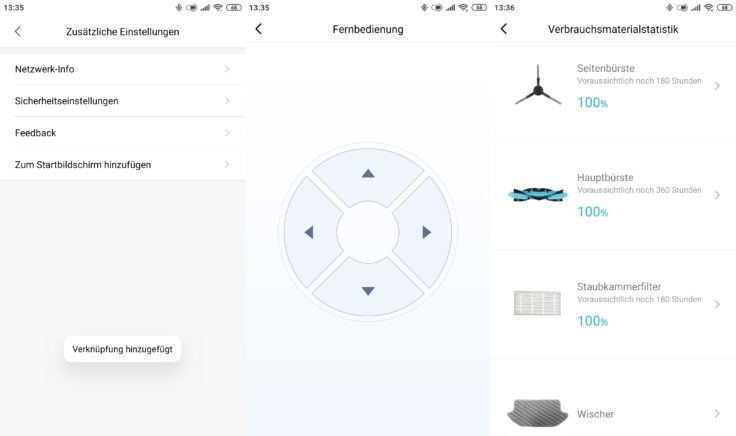 Viomi V3 Saugroboter Xiaomi Home App Fernbedienung Zubehoer