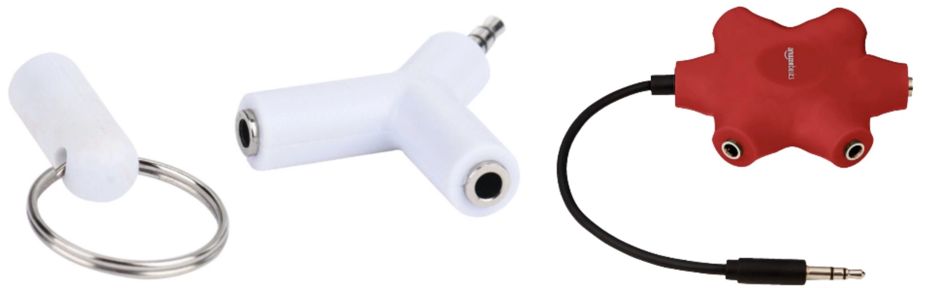 Audio Splitter für bis zu 6 Personen Perfekt zum Musik hören