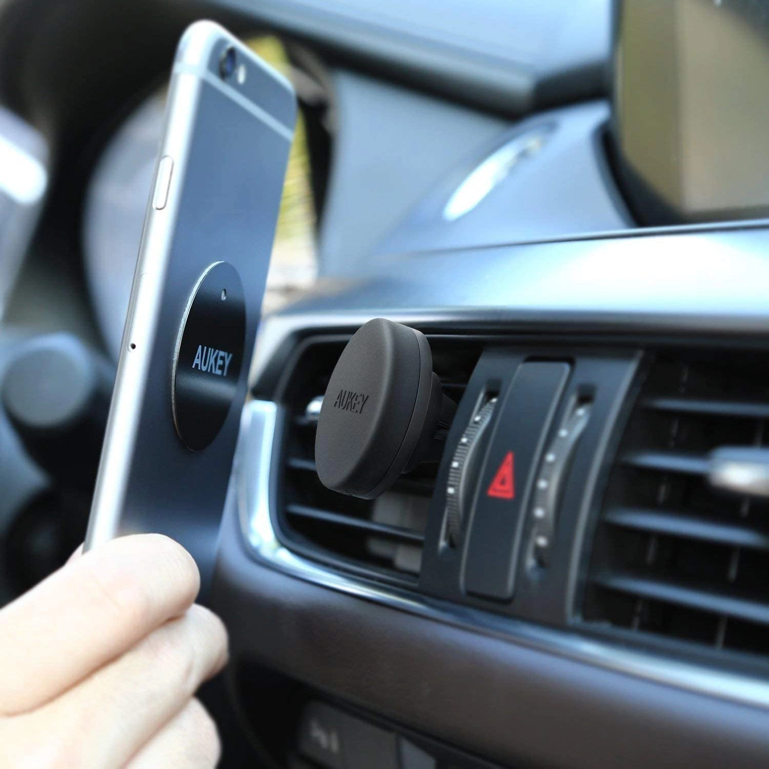 Magnetische AUKEY KFZ-Handyhalterung für jedes Smartphone (2 Stück)