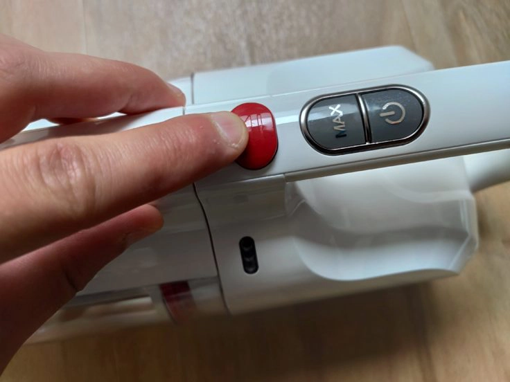 Puppyoo T10 Home Akkustaubsauger Button Knopf