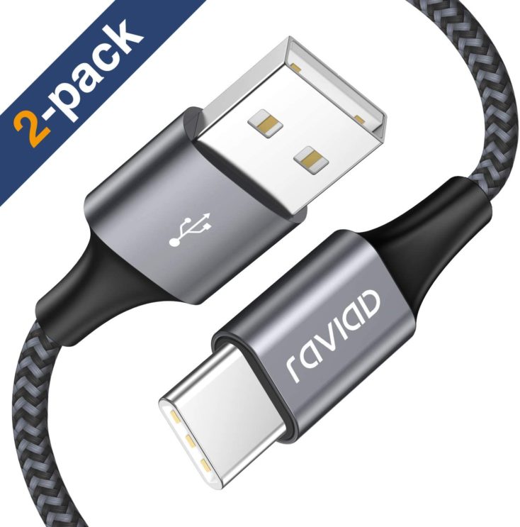 RAVIAD USB Typ-C Kabel 2 Meter 2 Pack