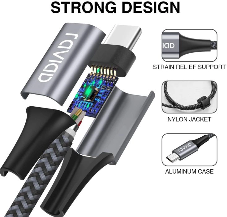 RAVIAD USB Typ-C Kabel Verarbeitung