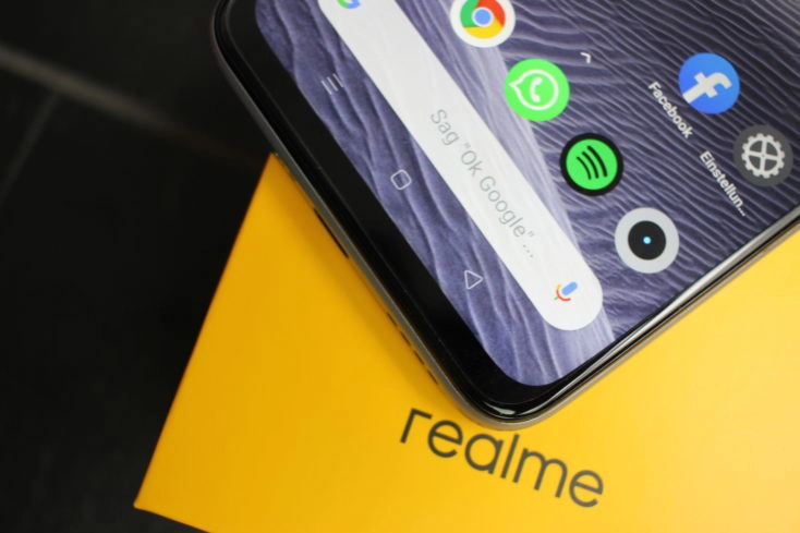 Realme X3 SuperZoom Bildschirmrand