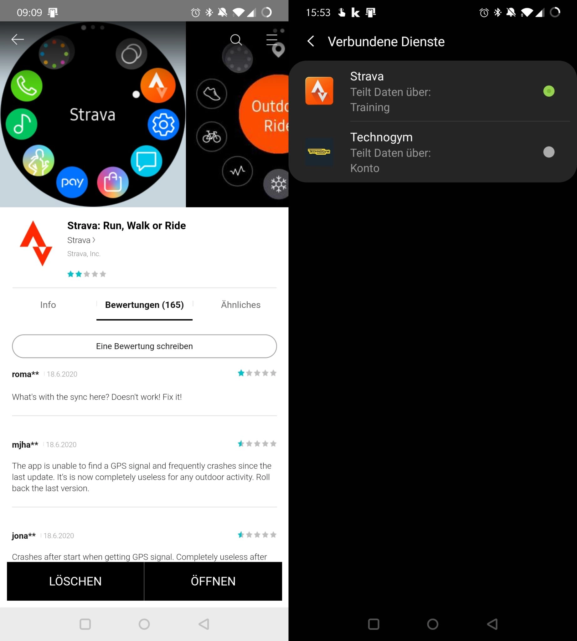 samsung active strava