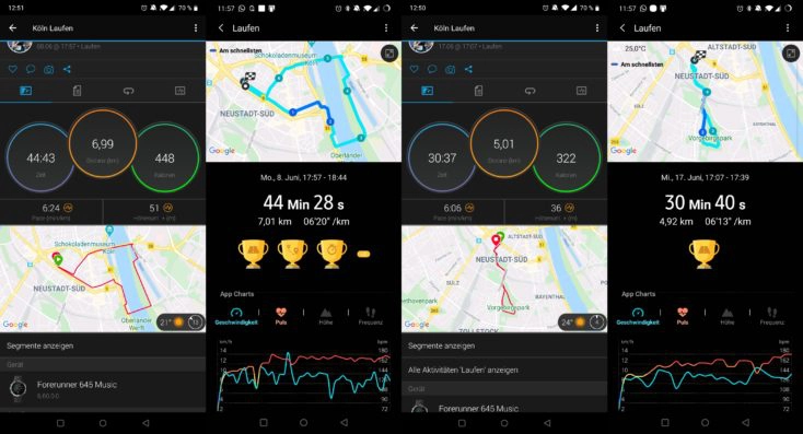 Samsung Galaxy Watch Active 2 vs Garmin Forerunner 645 Music