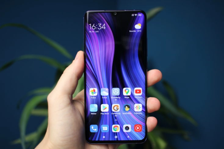 Xiaomi Mi Note 10 Lite Display ganz