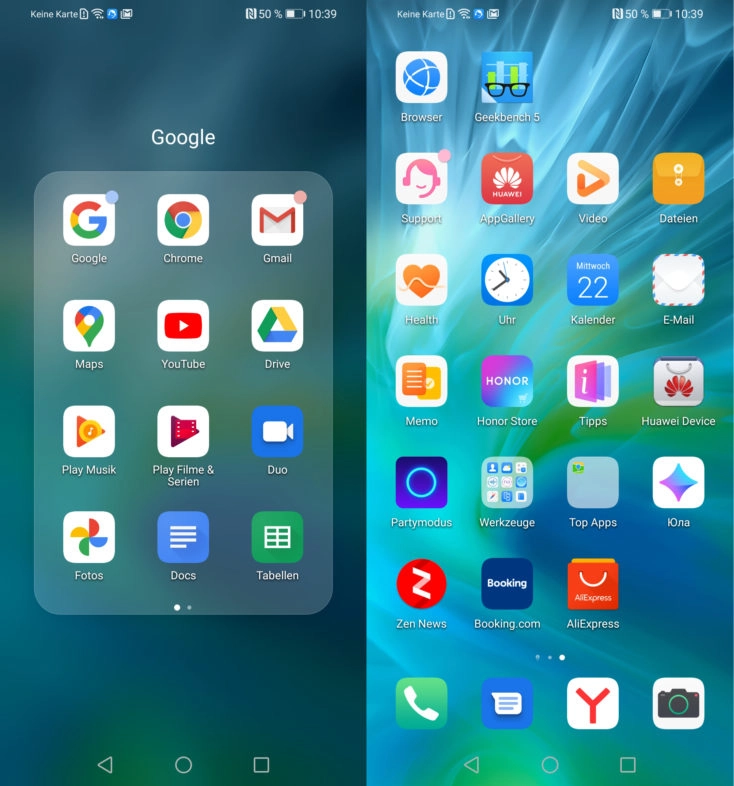 Honor 20S Apps Bloatware