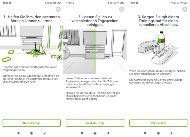 iRobot Roomba s9 Saugroboter App Home Einstellungen Vorbereitung Reinigung