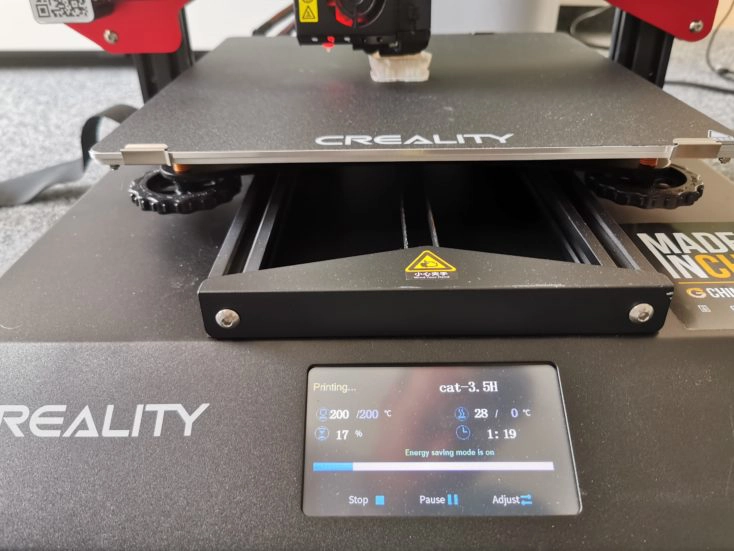 Creality3D CR-10S Pro V2 katze-druck-test