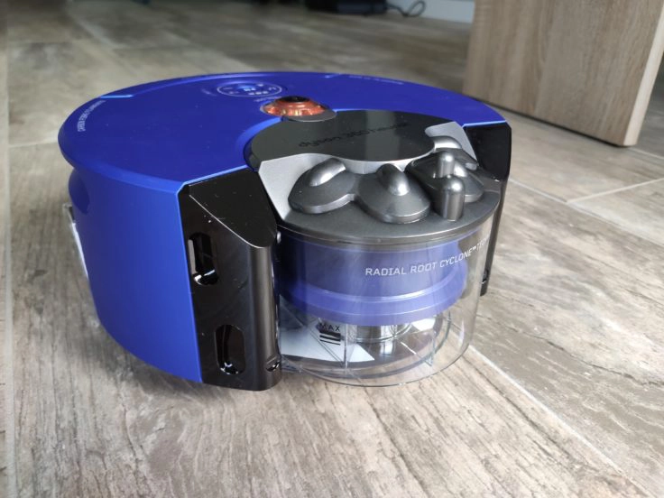 Dyson 360 Heurist Saugroboter Staubkammer