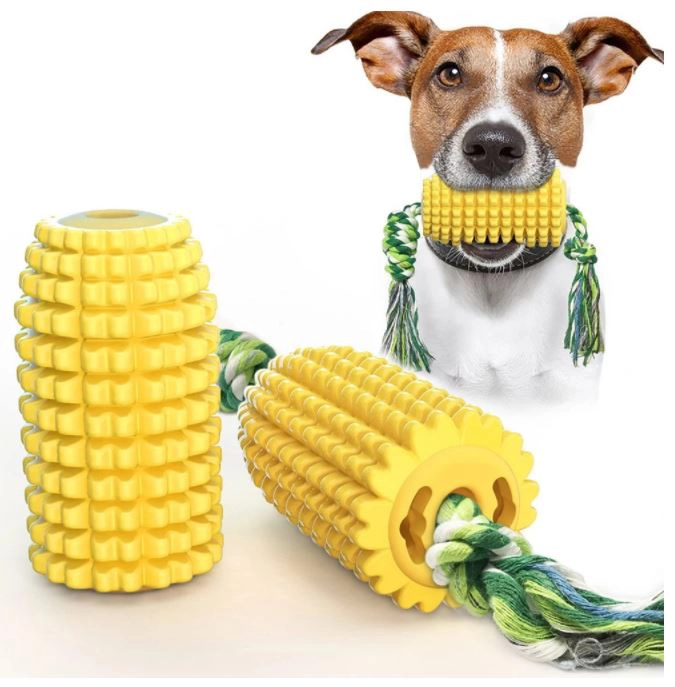 Maiskolben zum Zähneputzen 🐶 Hundespielzeug mit Zweck