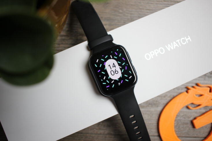 Oppo Watch Smartwatch Display von oben
