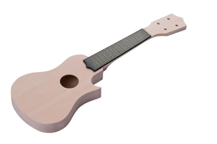 Zwischenstan dvom Aufbau der Ukulele