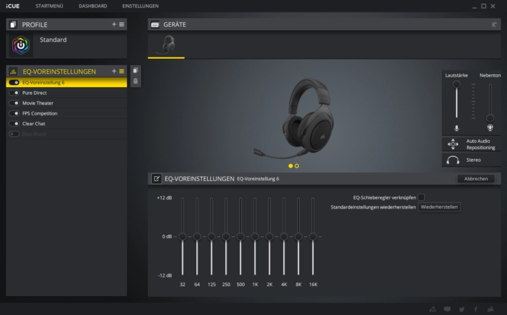 Corsair HS70 Pro Headset Software