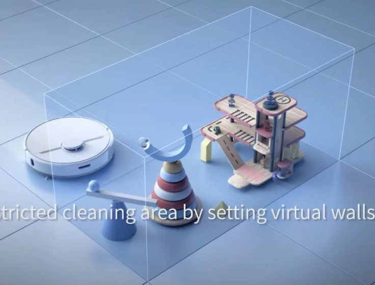 Dreame D9 Saugroboter virtuelle Waende