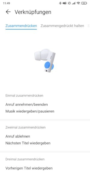 Huawei FreeBuds Pro Kopfhoerer App Bedienung