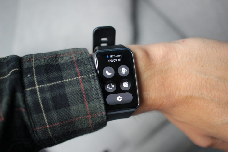 Huawei Watch Fit Smartwatch Schnelleinstellungen
