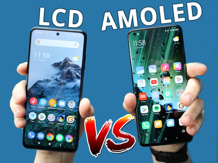ips lcd display vs amoled display