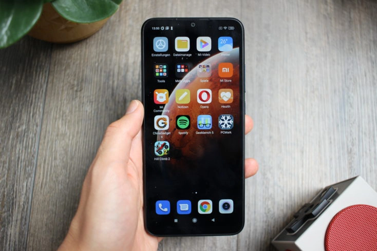 Redmi 9C Smartphone in Hand