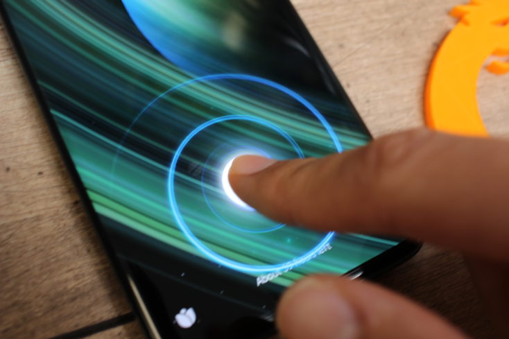 Xiaomi Mi 10 Ultra Fingerabdrucksensor im Display