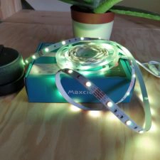 Maxcio LED Strip eingeschaltet