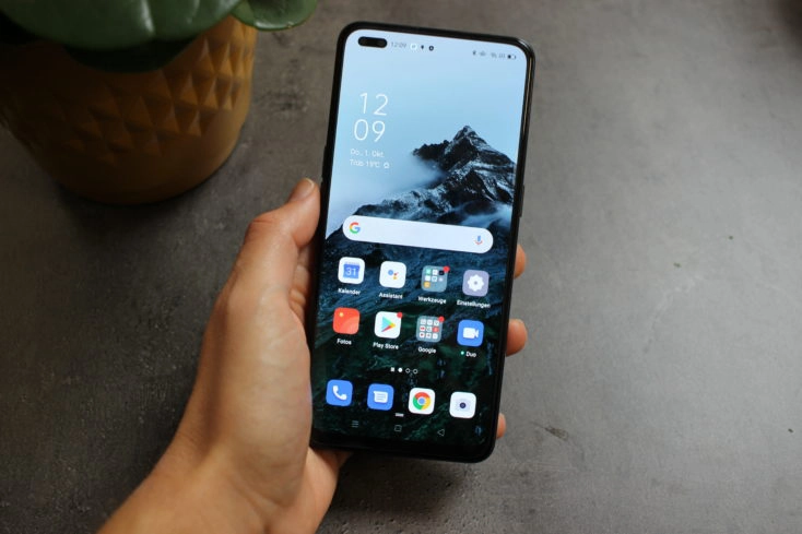 OPPO Reno4 5G Smartphone in Hand