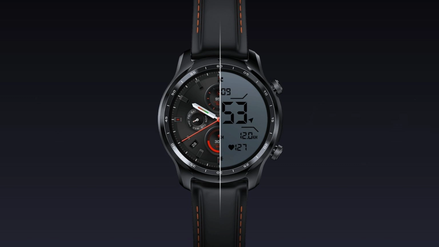 ticwatch dual display
