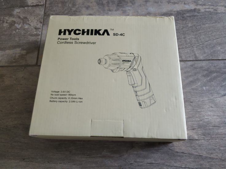 HYCHIKA 36V SD 4C Akkuschrauber Verpackung