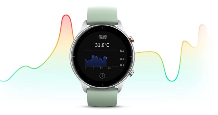 Amazfit GTR 2e Temperatur