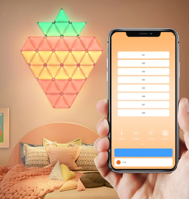 HUIZO Lichtpanel Erdbeere und App