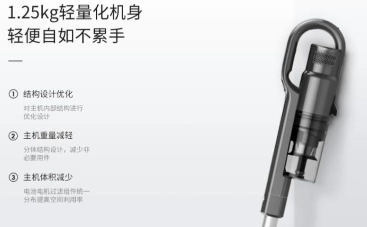 Huawei Jimmy 1S Akkustaubsauger Hauptelement