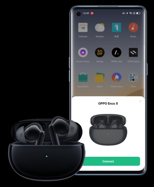 OPPO Enco X Kopfhoerer App Integration