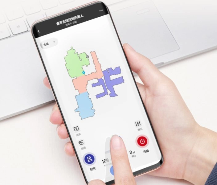 Roidmi EVE Plus Saugroboter App Steuerung