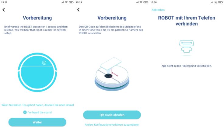Yeedi 2 Hybrid Saugroboter App Einbindung Smartphone