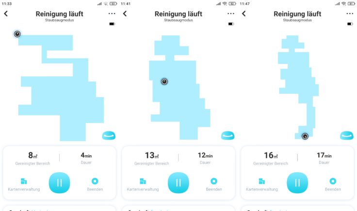 Yeedi 2 Hybrid Saugroboter App Mapping