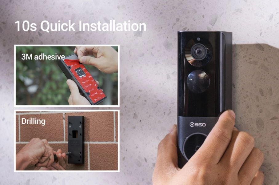 360 Video Doorbell X3 Smarte Türklingel mit vielen Funktionen