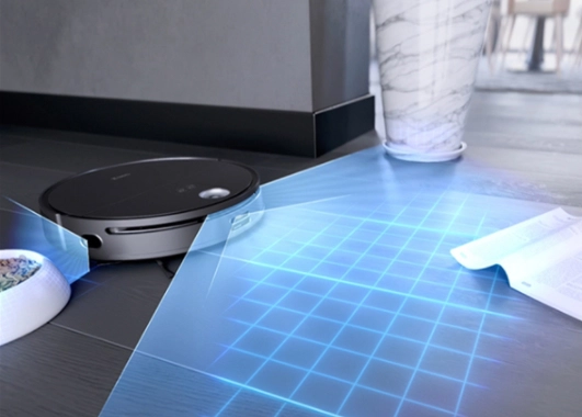 360 X100 Saugroboter 3D Hinderniserkennung kleine Gegenstaende