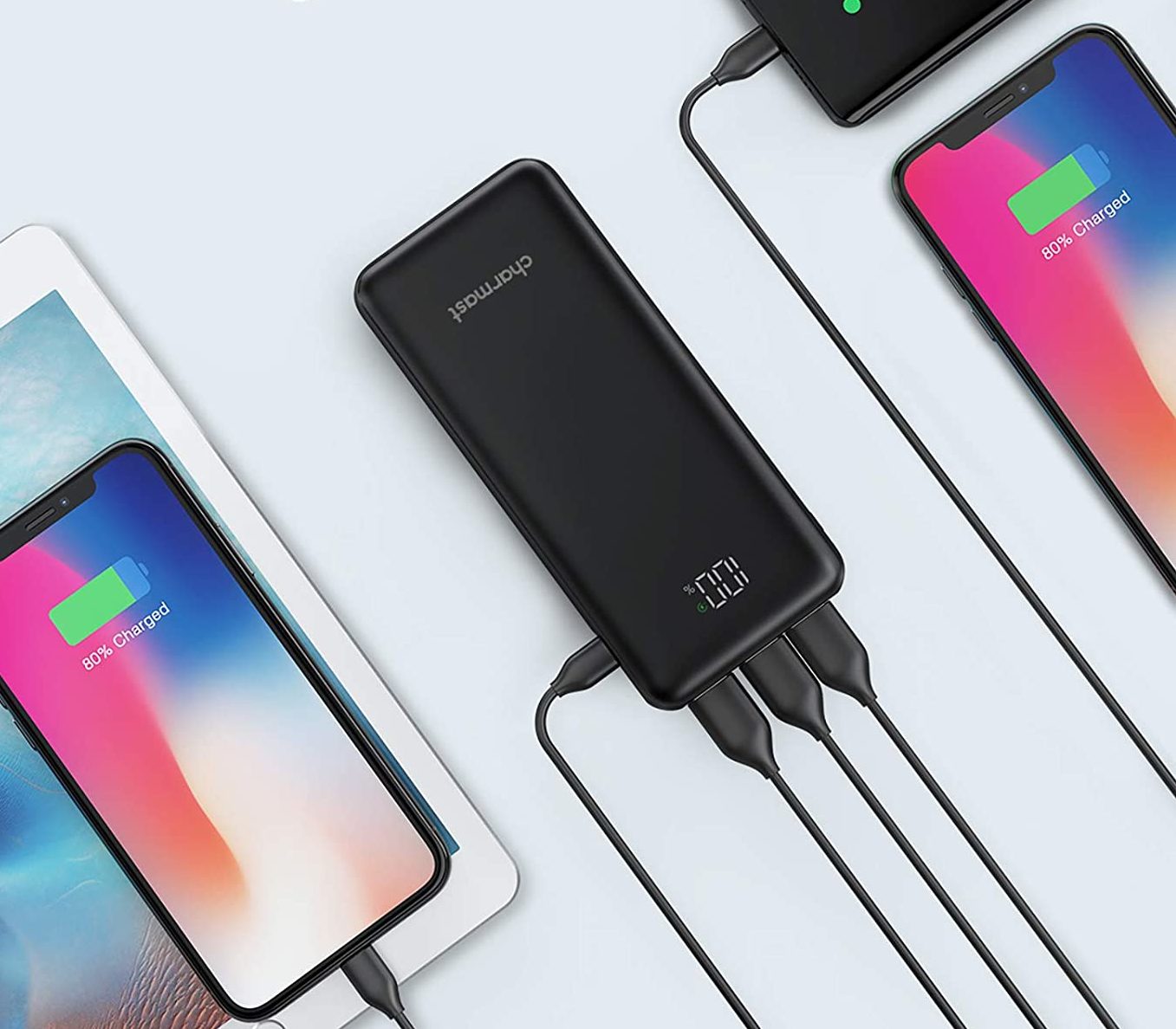 Charmast 23800 mAh Powerbank Kompatibilitaet