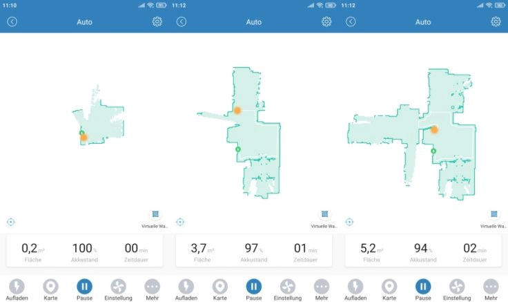 Proscenic M6 Pro Saugroboter App Beginn Mapping