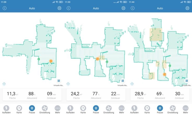 Proscenic M6 Pro Saugroboter App Mapping