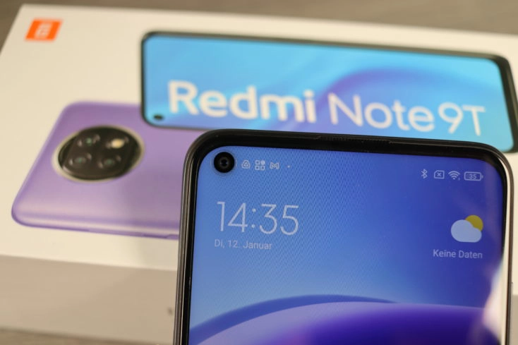 Redmi Note 9T Punch-Hole Display