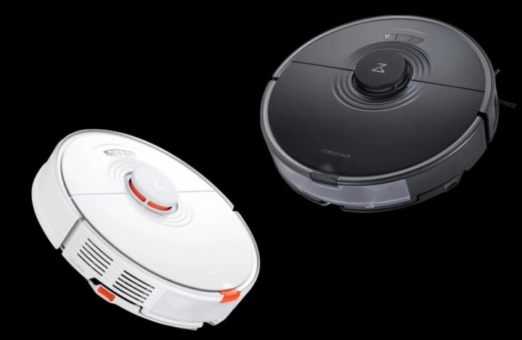 Roborock S7 Saugroboter Designs Farben Weiß und Schwarz