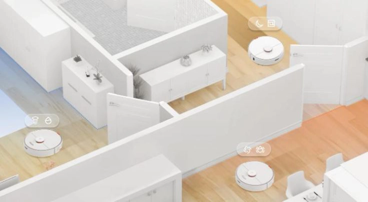 Roborock S7 Saugroboter selektive Raumeinteilung
