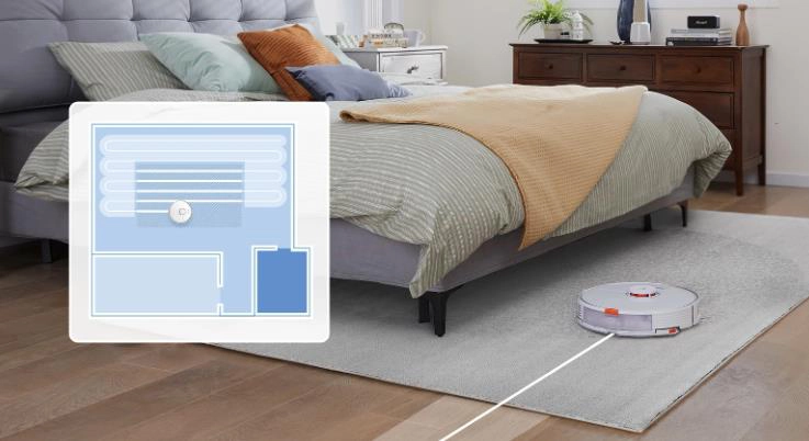Roborock S7 Saugroboter Reinigungsweg Navigation