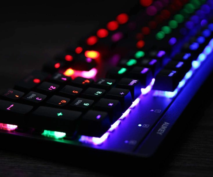 AUKEY KM-G6 Mechanische Gaming Tastatur Beleuchtung