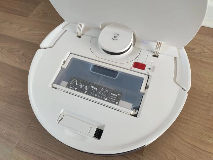 Ecovacs Deebot N8 Pro+ Saugroboter Klappe